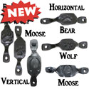Alaska Forge Bear, Wolf, & Moose Track Pulls