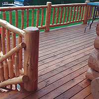 Log Home Deck Finishes