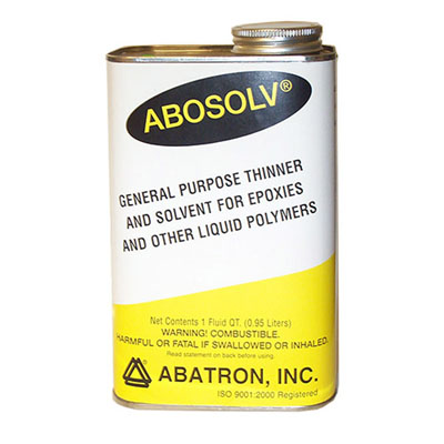 Abosolv Reducing Agent solvent thinner for LiquidWood Epoxy Abosolv Reducing Agent solvent thinner for LiquidWood Epoxy