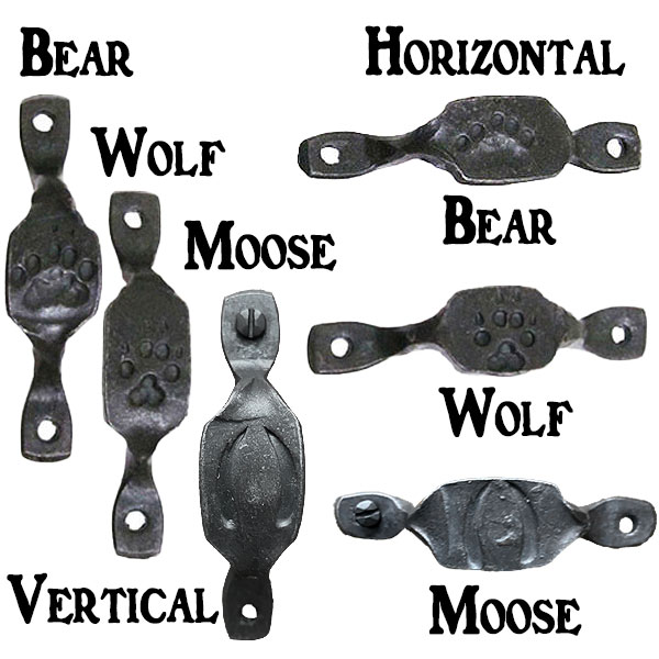 Alaska Bear, Wolf, & Moose Track Pulls