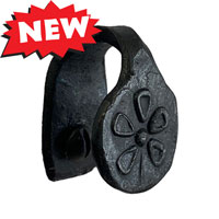 Alaska Forge Cabinet Flower Style Knob