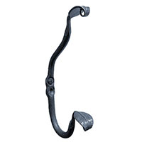 Alaska Forge Coat Hooks Leaf Style (Double Leaf Double Hook)