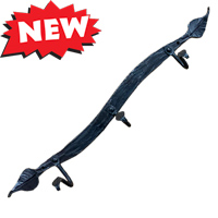 Alaska Forge 3 Leaf Coat Hook Bar