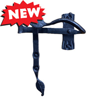 Alaska Forge Vine & Leaf Door Swing Bar Latch
