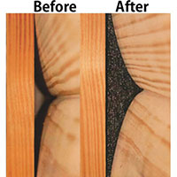 Log Gap Caps
