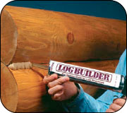 Sashco Log Builder Caulking Application