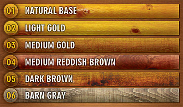 Outlast Q8 Log Oil Colors Swatch