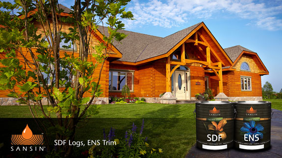 Sansin SDF Sansin SDF Log Home Finish