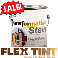 Transformation Log & Timber Flex Tint