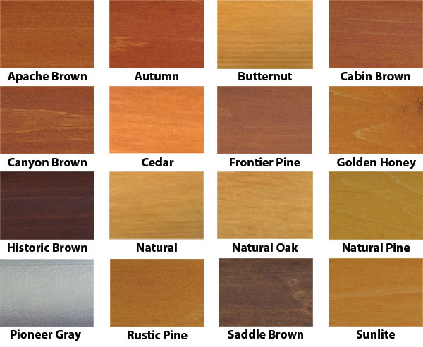 WeatherSeal Log Home Stain Color Swatch