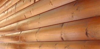 Lifeline Advance Clear Topcoat on Logs