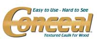 Conceal Textured Caulking for Log Homes